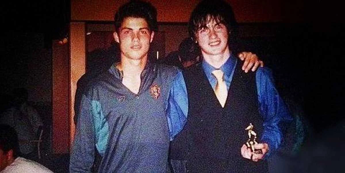 Криштиану Роналду и Артем Милевский / Фото из архива Артема Милевского