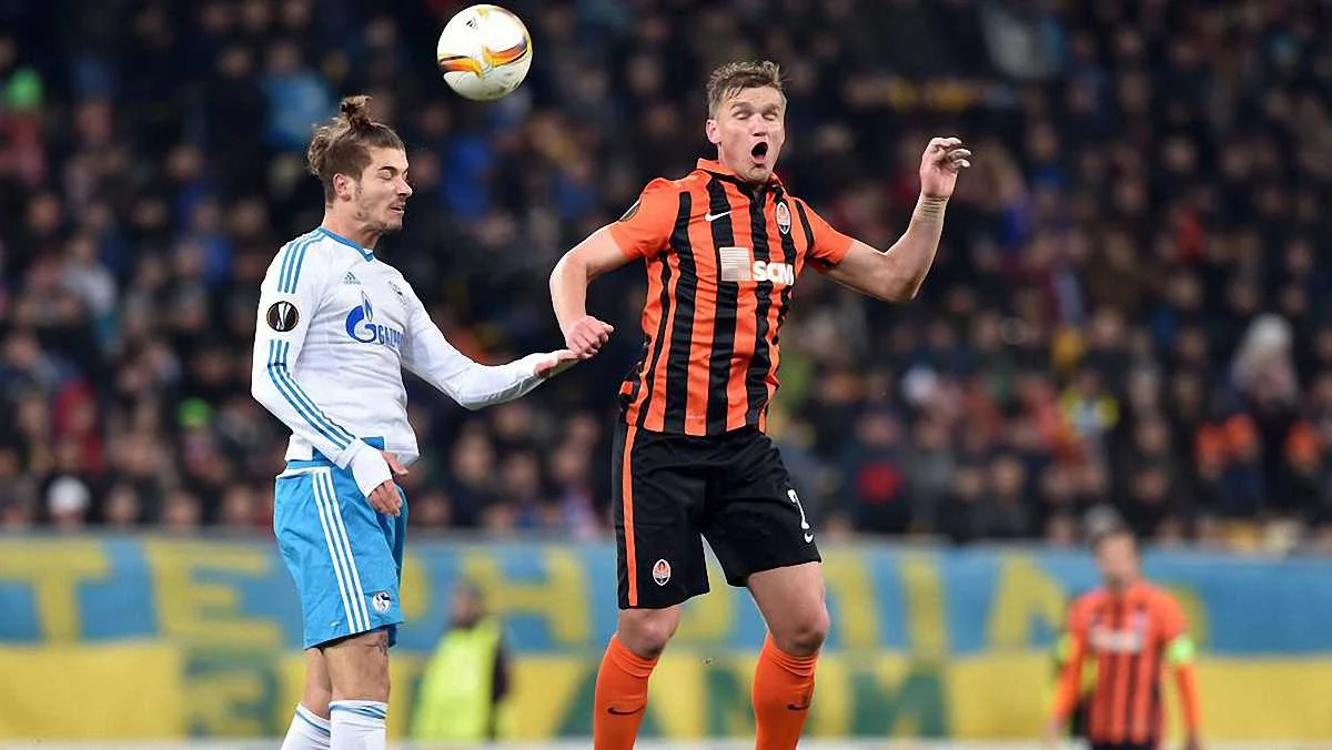 Олександр Гладкий під час першого матчу / фото УЄФА