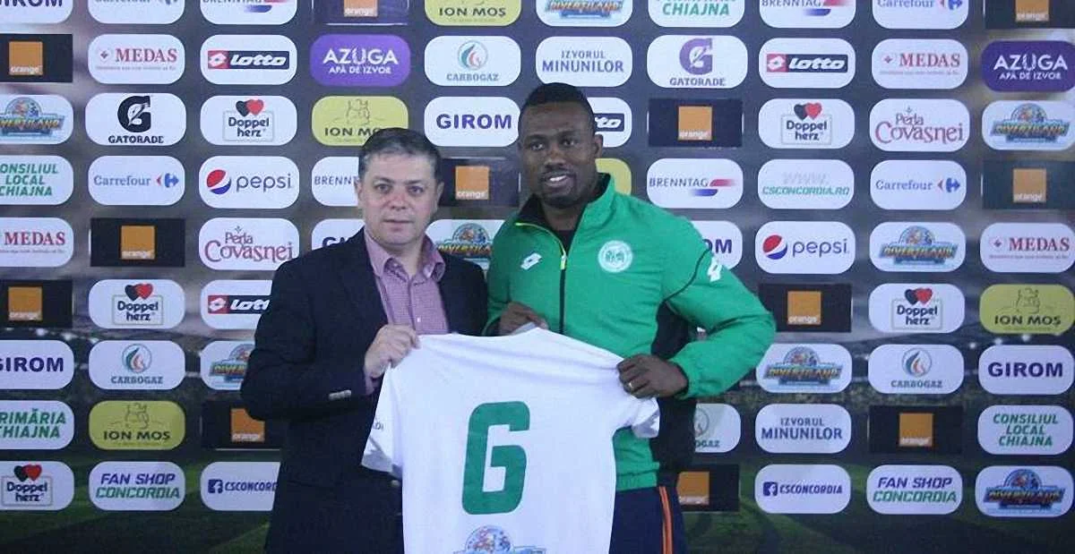 Майкл Одібе вже обрав собі номер / фото ФК "Конкордія"