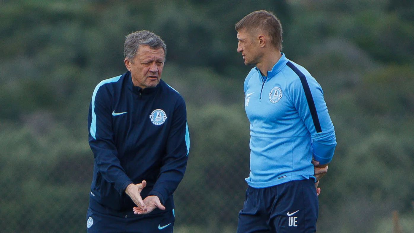 Мирон Маркевич и Владимир Езерский на сборах / Фото: ФК "Днепр"