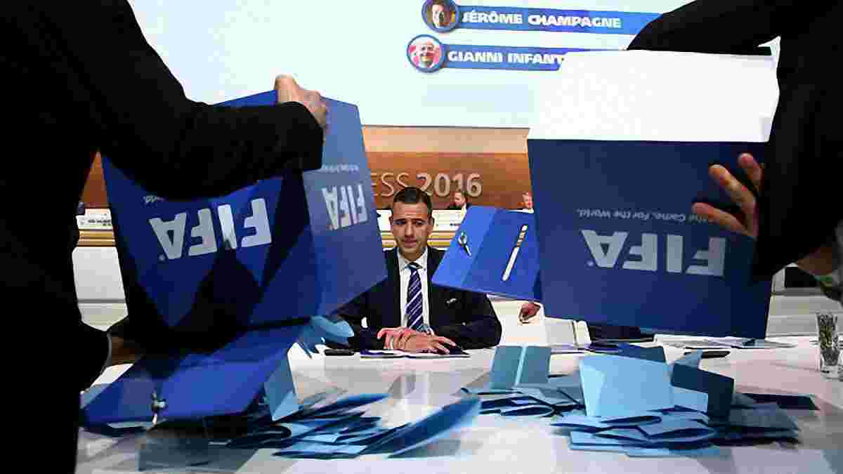 Перший тур виборів президента ФІФА не виявив переможця