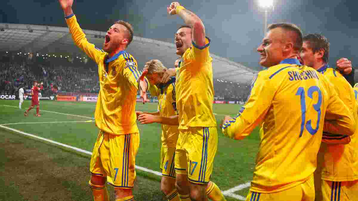 Украина сохранила позиции в обновленном рейтинге ФИФА