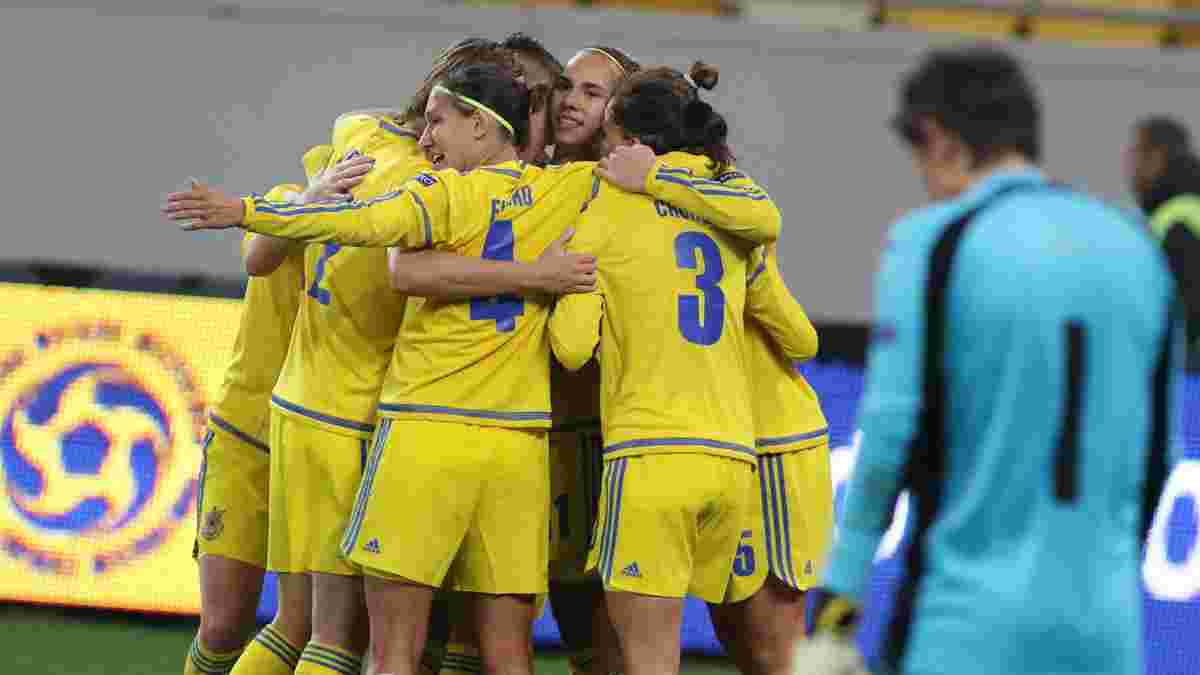 Жіноча збірна України розтрощила Албанію у відборі до Євро-2017
