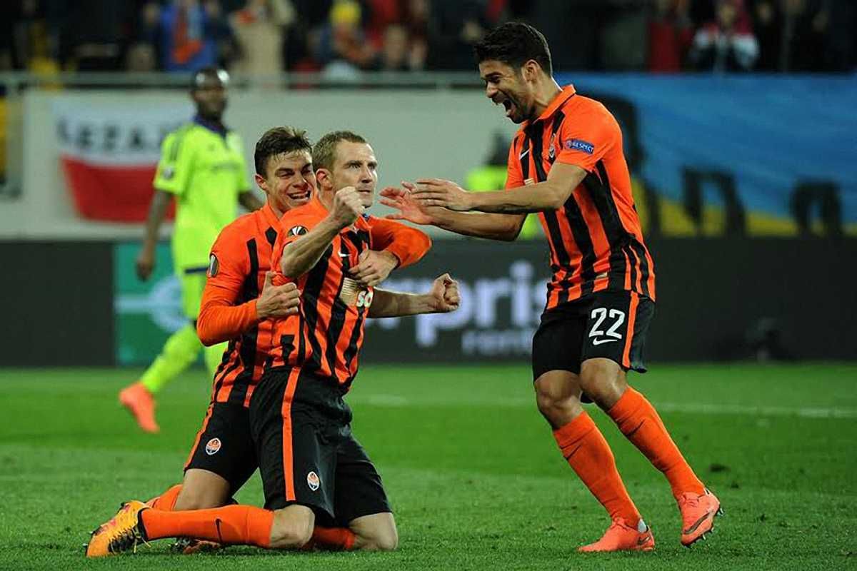 Кучер святкує гол у ворота "Андерлехта" / фото Є. Кравса
