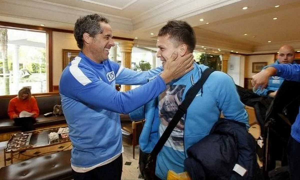 Маркос Альварес і Євген Коноплянка / фото ФК "Дніпро"