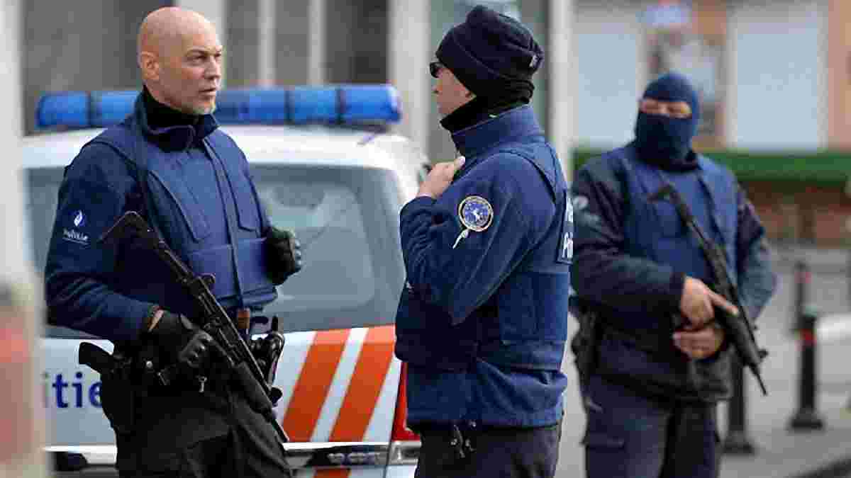 Накануне матча "Шахтер" - "Андерлехт" полиция провела в Брюсселе АТО