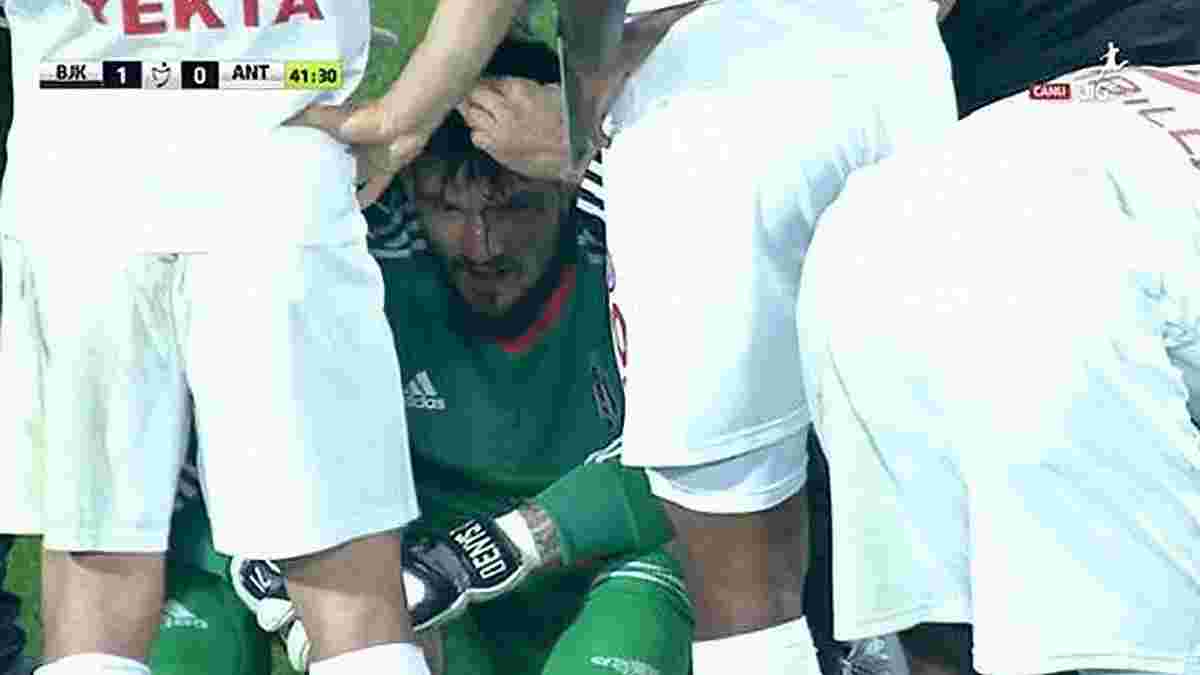 Бойку розбили голову в дебютному матчі за "Бешикташ"