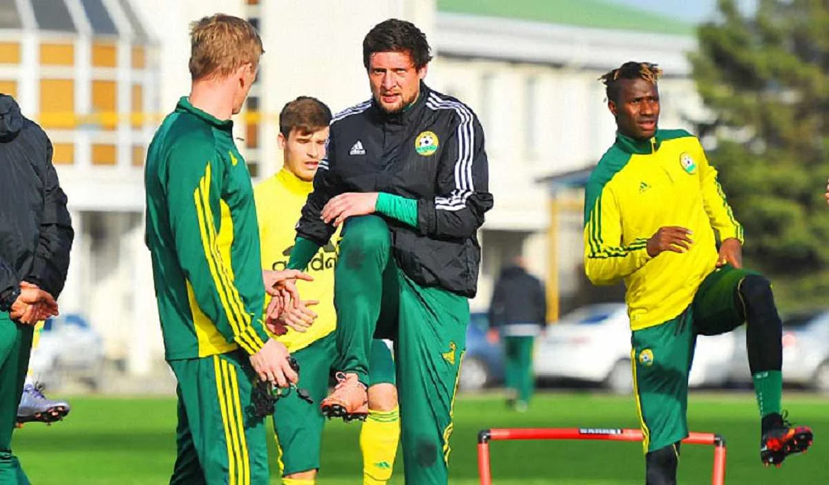 Селезнев на тренировке "Кубани" / фото ФК "Кубань"