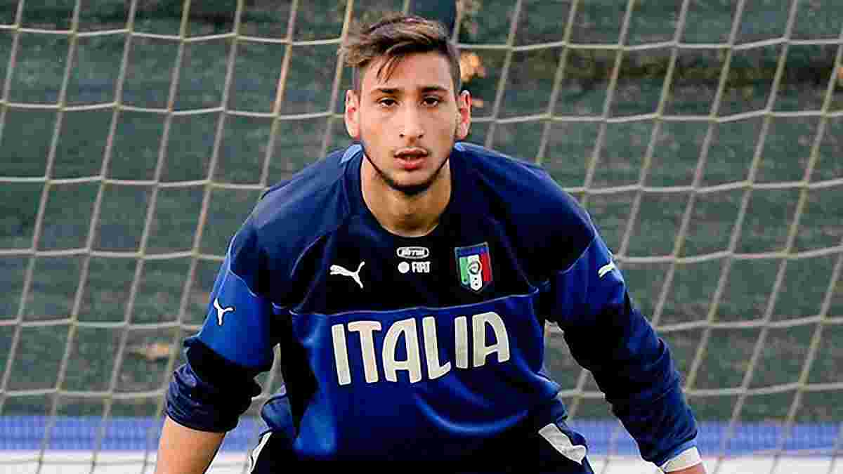 Доннарумма став наймолодшим гравцем в історії молодіжної збірної Італії