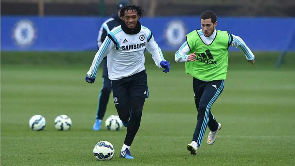 Хуан Куадрадо і Еден Азар