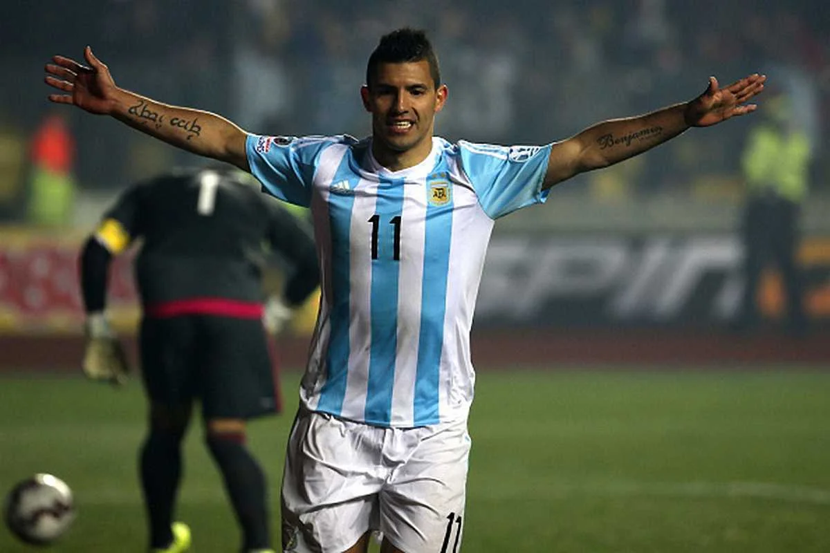 Серхіо Агуеро в збірній Аргентини / Фото Getty Images