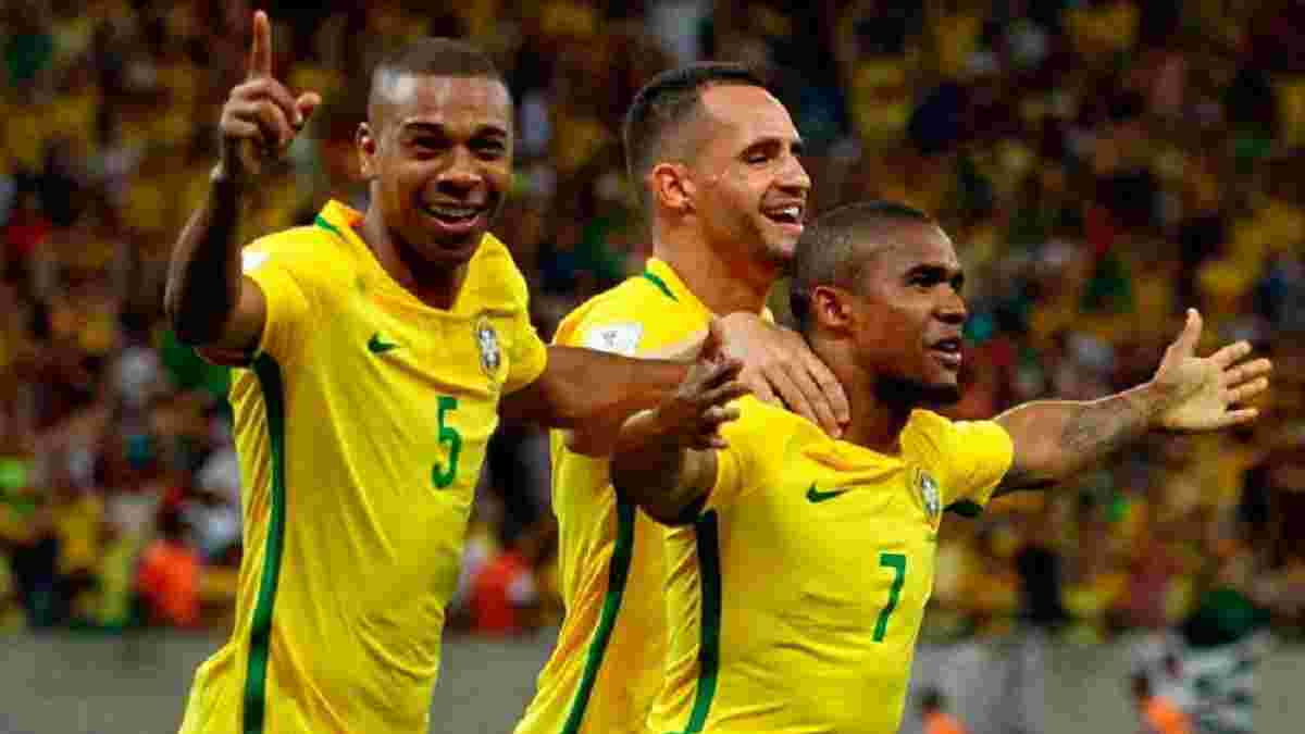 Коста, Вілліан та Фернандінью не допомогли Бразилії обіграти Уругвай у матчі відбору на ЧС-2018 