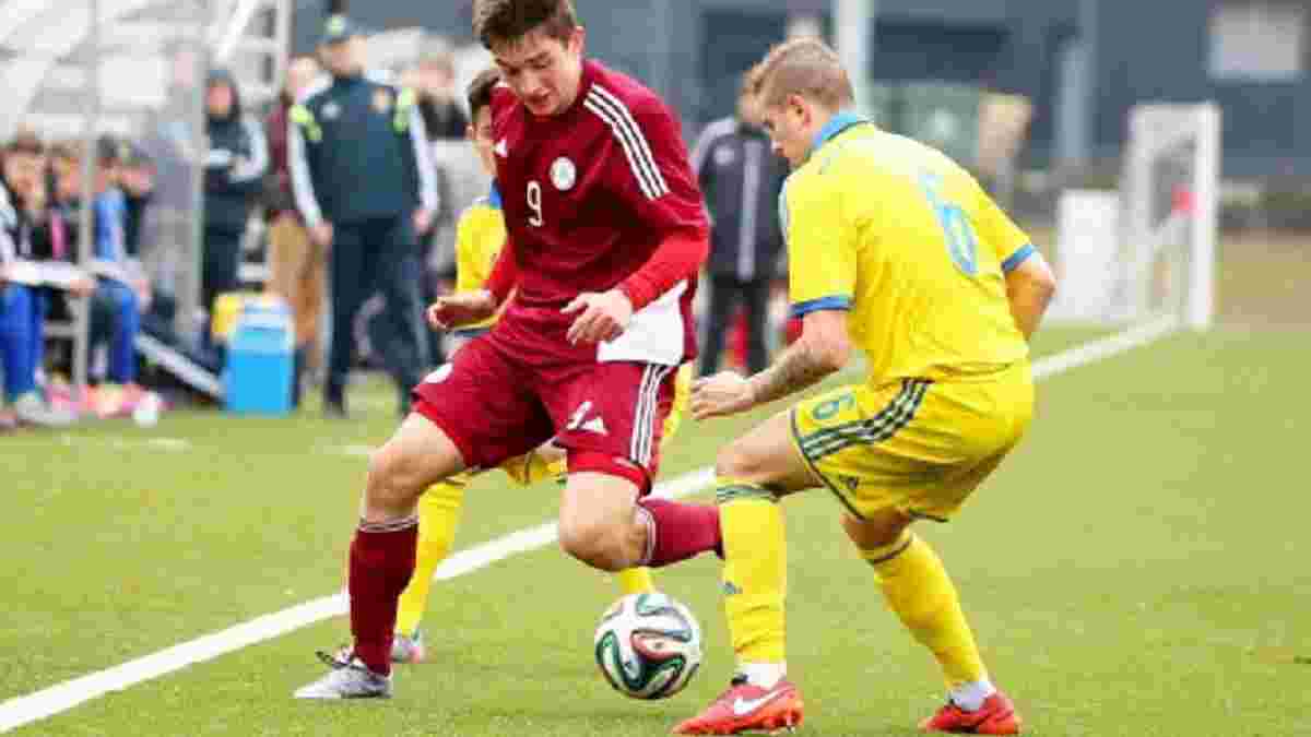 Україна U-18 розписала результативну нічию із Латвією U-19 на товариському турнірі