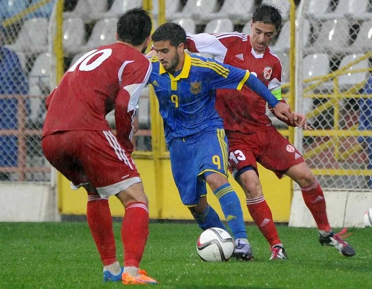 Вачіберадзе у матчі проти Грузії / фото із соцмереж