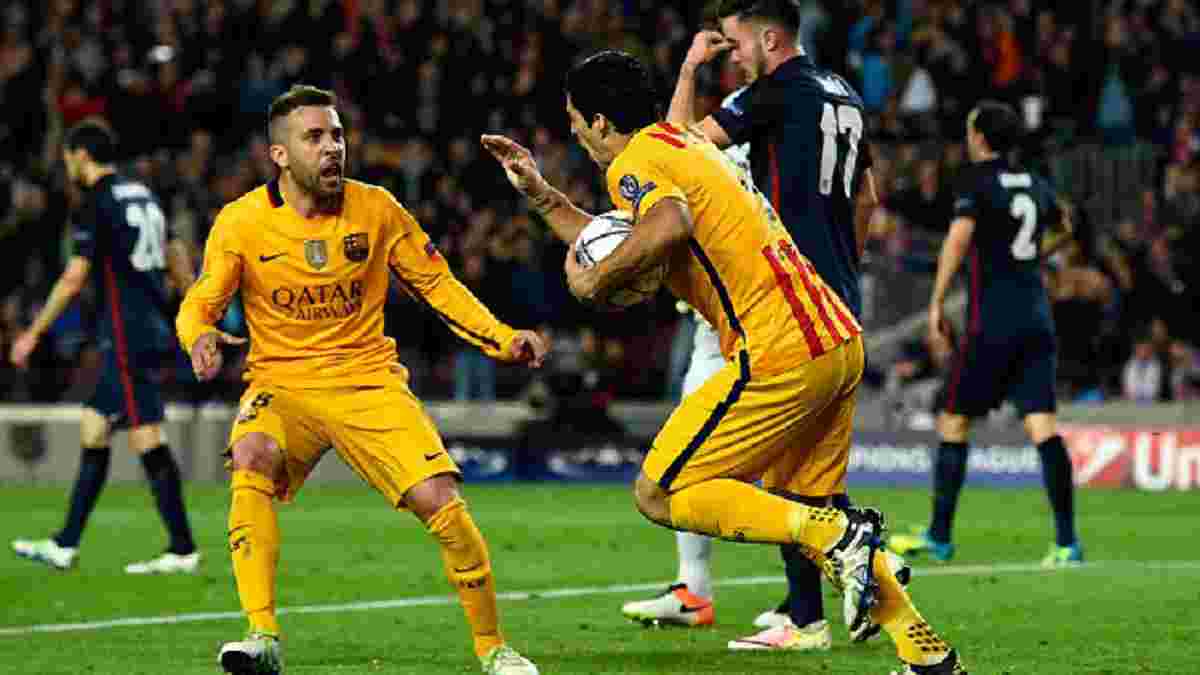 "Барселона" одолела "Атлетико" на "Камп Ноу" благодаря дублю Суареса