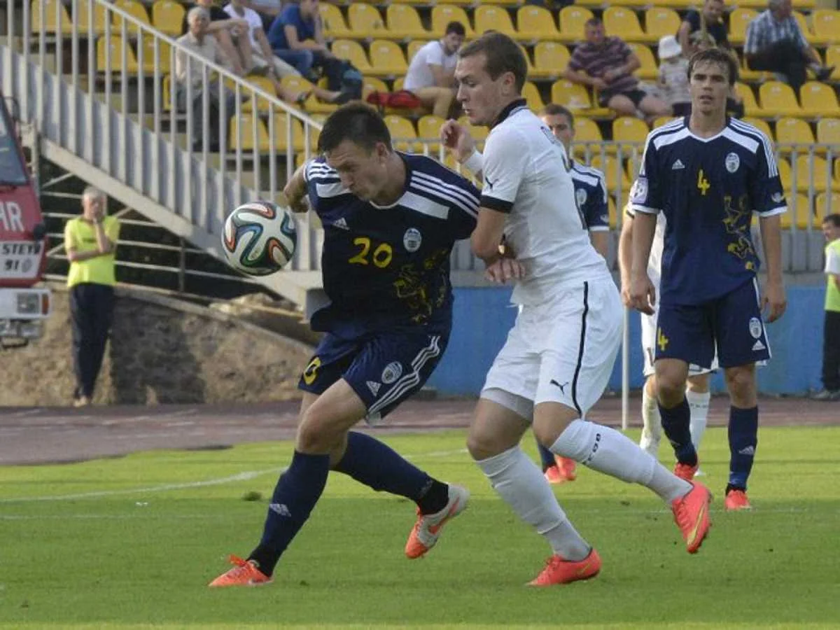 Момент матча с "Олимпиком" / фото ФК "Говерла"