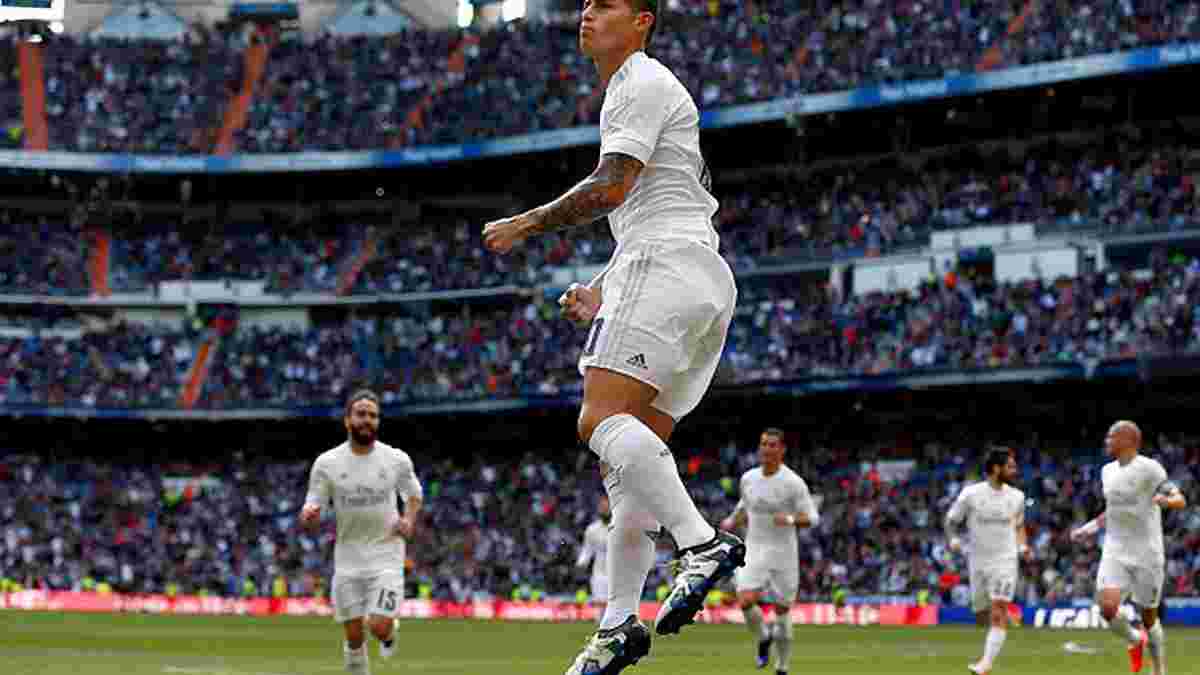 Хамес Родрігес забив елегантний гол зі штрафного за "Реала"