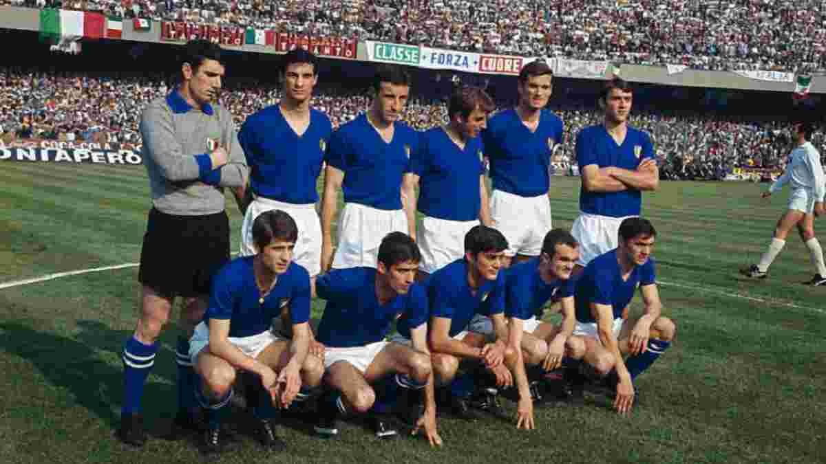 Історія чемпіонатів Європи в фото. Італія-1968:  "мильон за Бишовца", а у фінал - за 10 франків