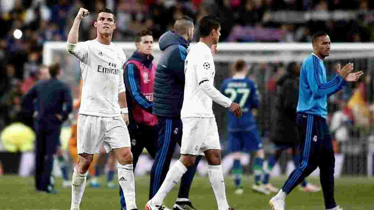 "Реал" стал 3-й командой в истории Лиги чемпионов, которая прошла дальше в плей-офф после поражения 0:2 на выезде