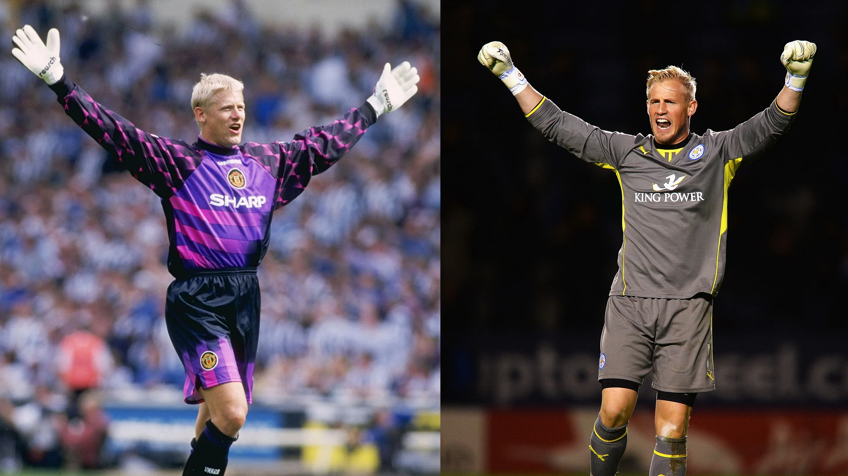 Петер Шмейхель (зліва) та його син Каспер Шмейхель / Getty images