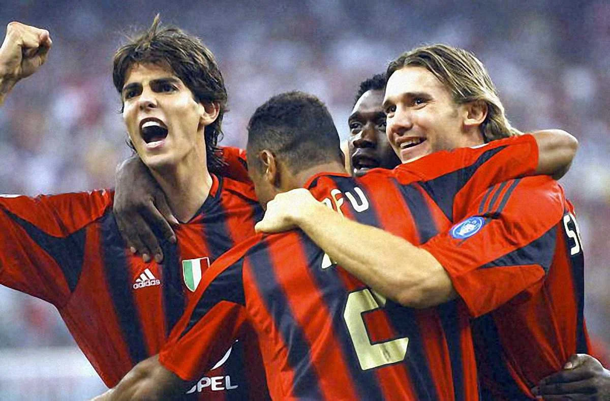 Кака, Кафу, Зеедорф и Шевченко / Getty images