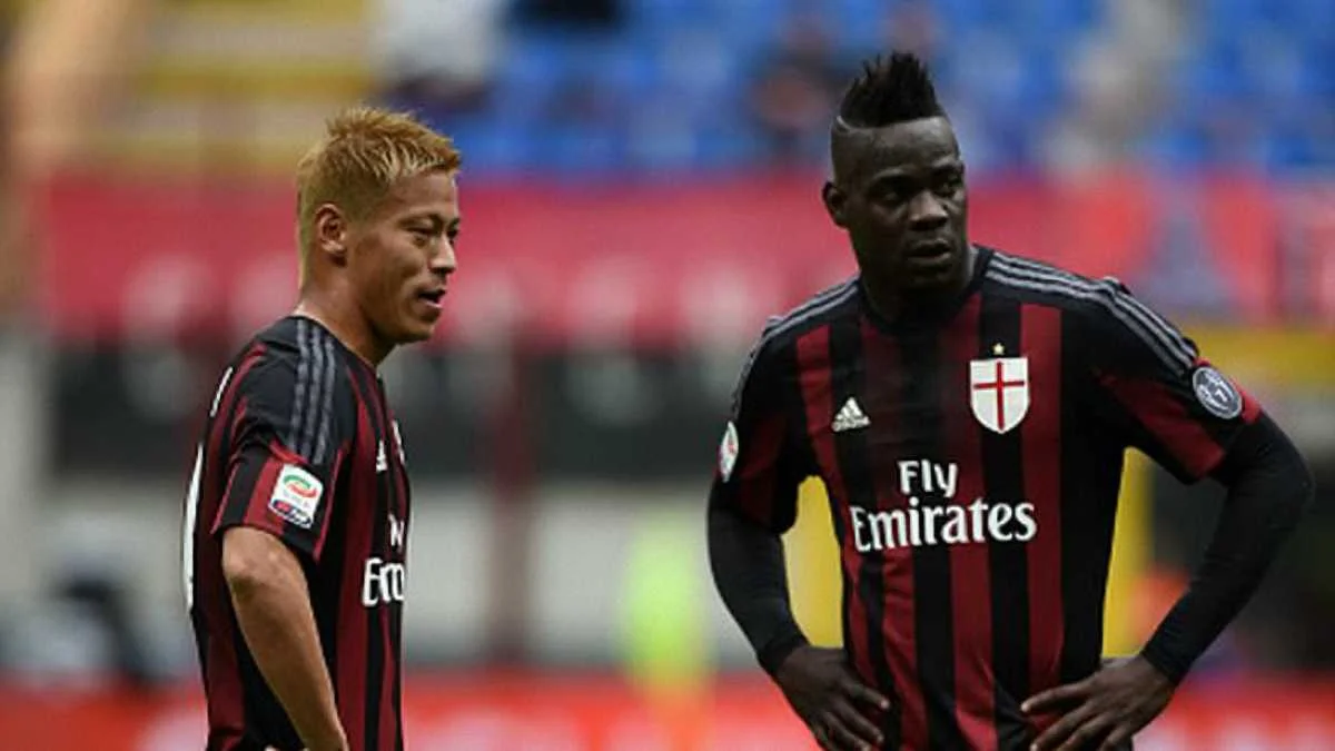 Хонда и Балотелли / Getty Images