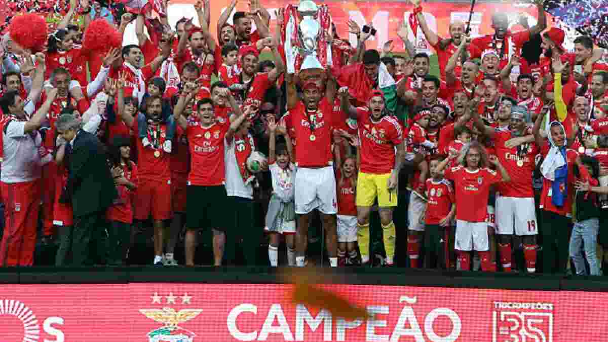 "Бенфіка" стала 35-разовим чемпіоном Португалії