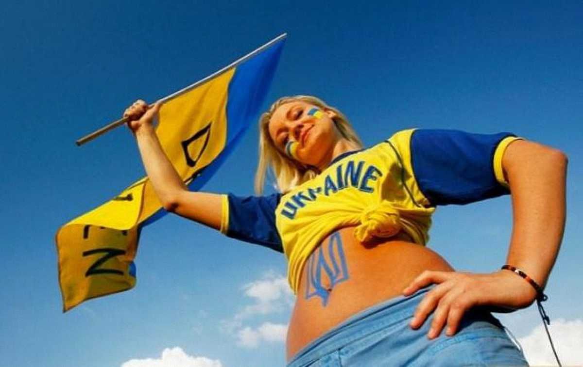 Фанатка збірної України / фото із соцмереж