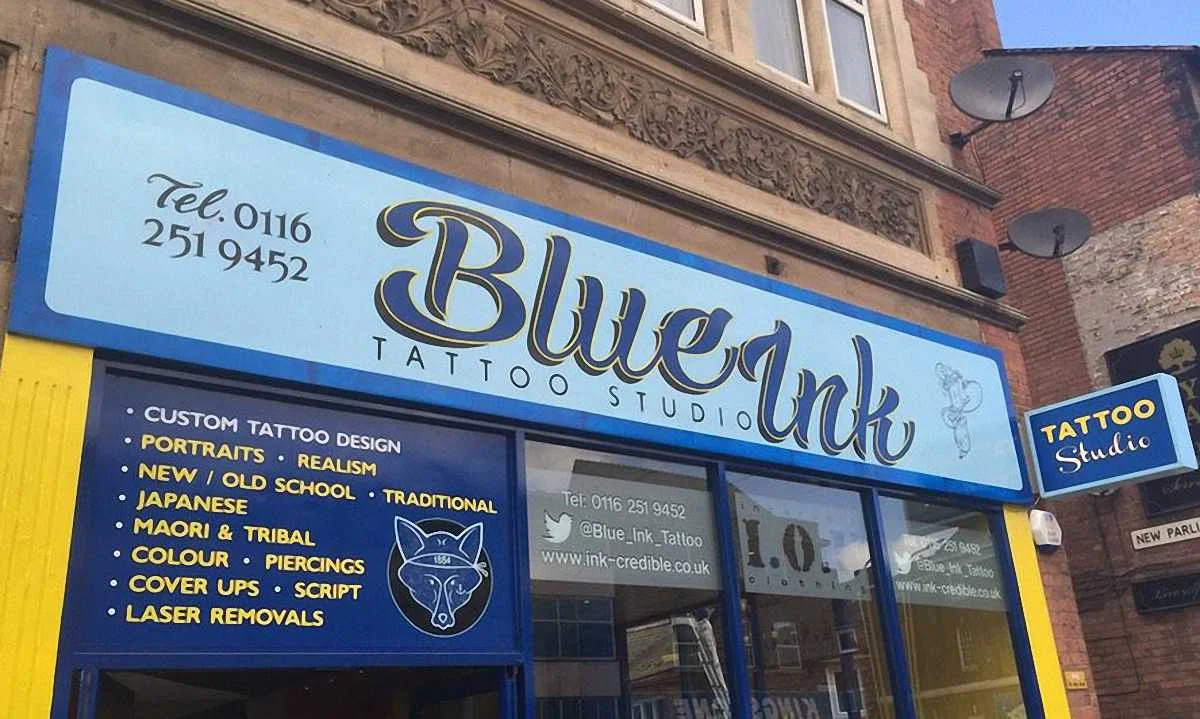 Татусалон Blue Ink Tattoo розташований просто в центрі Лестера / Getty Images