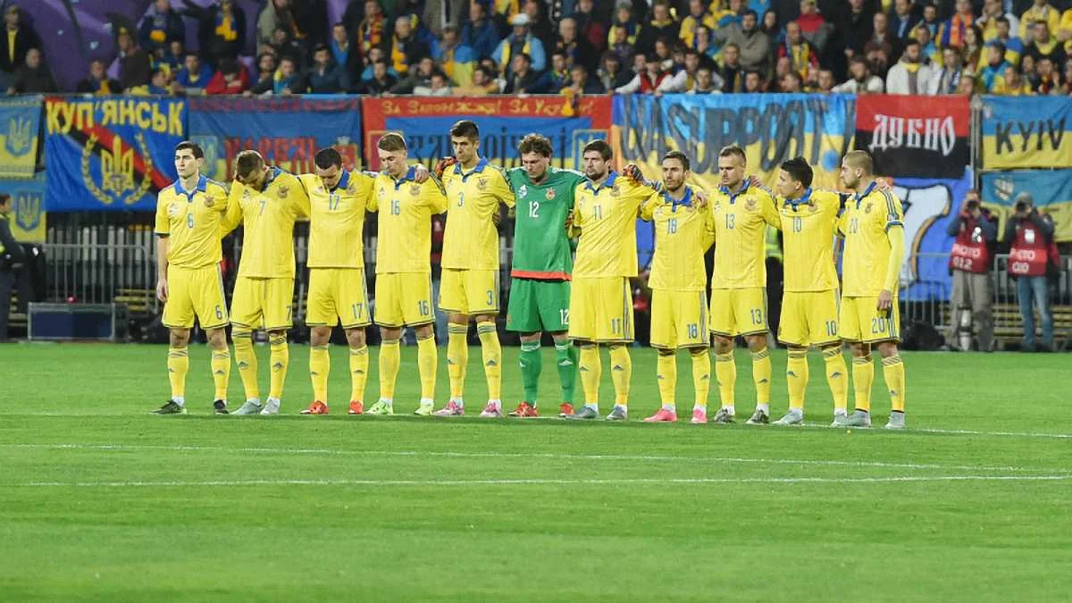 Сборная Украины / фото Е. Кравс