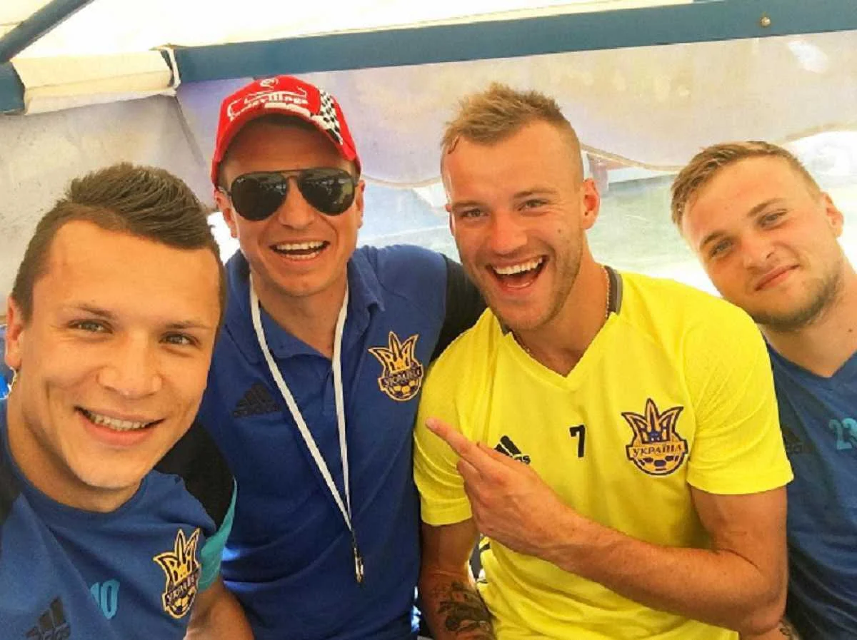 Гравці збірної України / Фото з Instagram Євгена Коноплянки