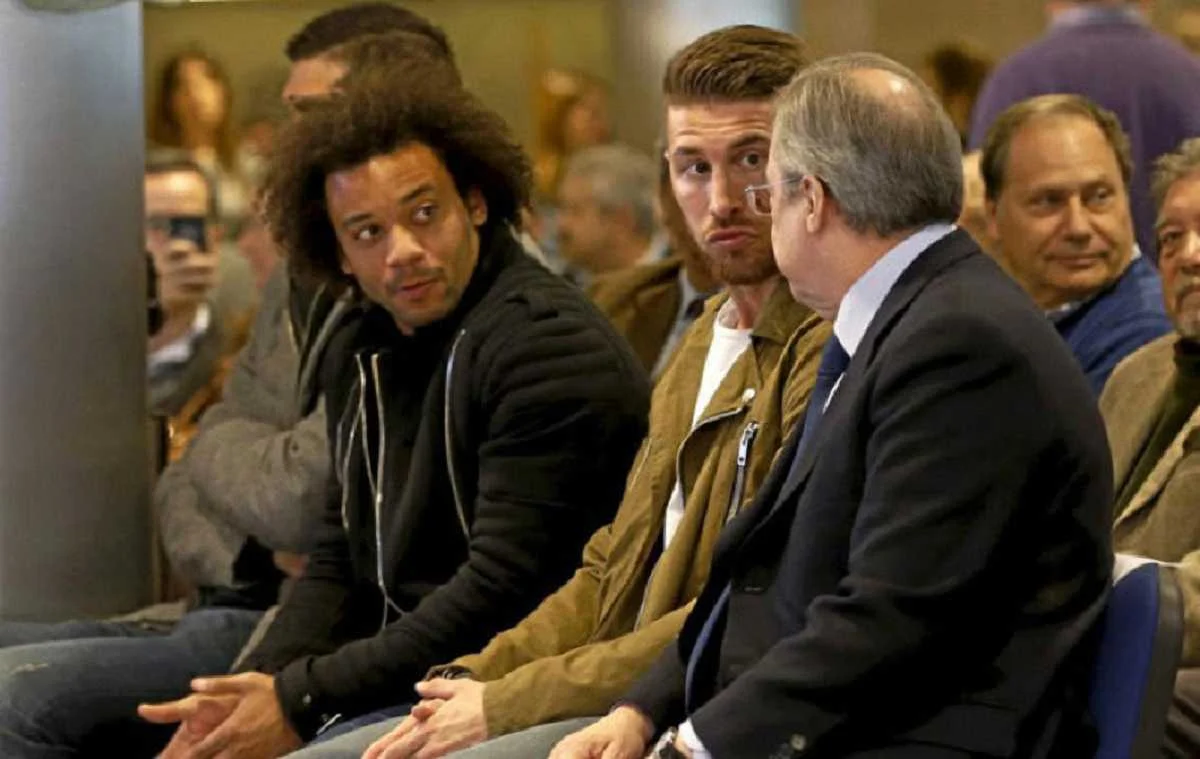 Рамос и Марсело договариваются с Пересом / Marca