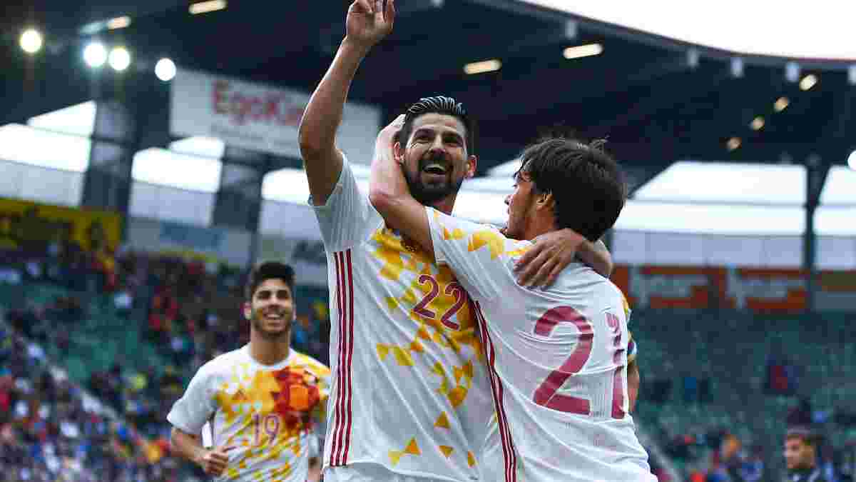 Испания била Боснию и Герцеговину, 29-летний Нолито забил первые голы за сборную