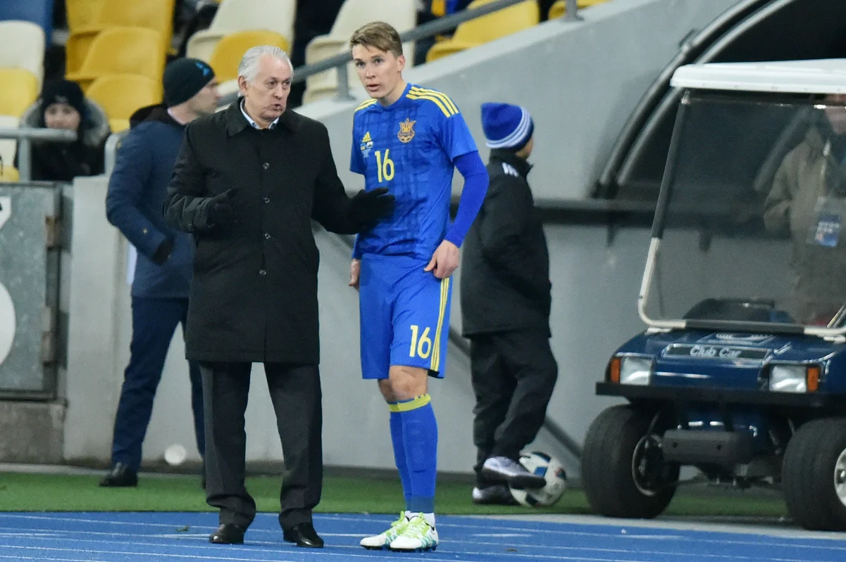 Фоменко рядом с Сидорчуком / фото Футбол 24