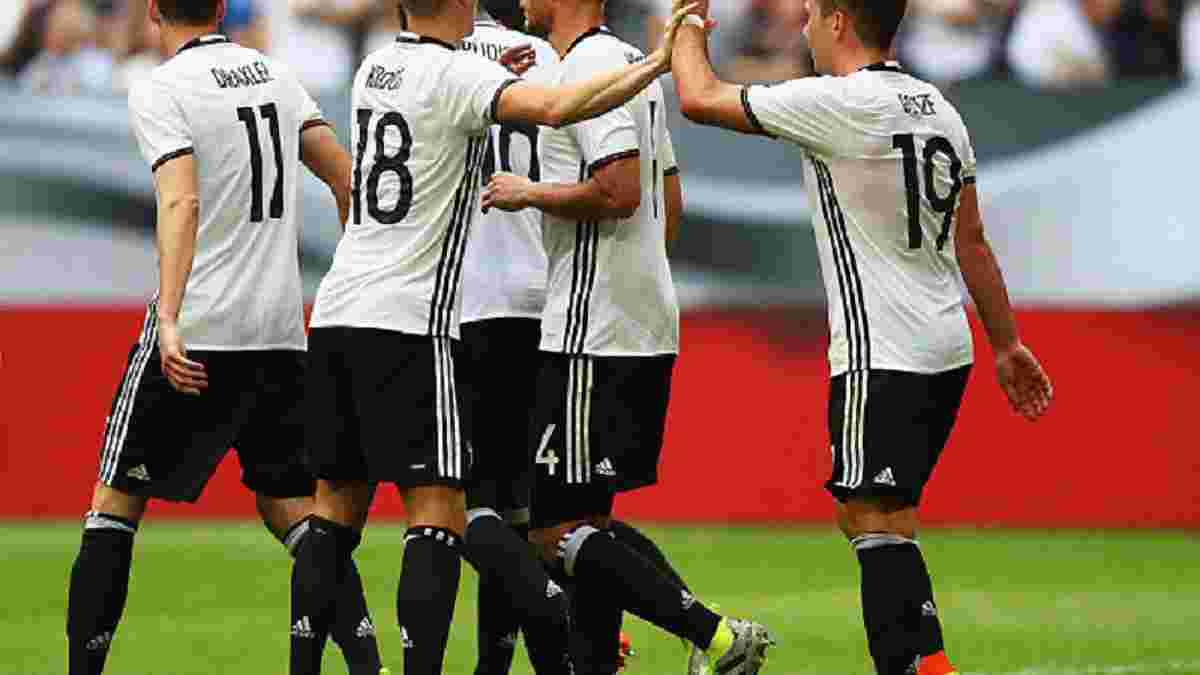 Німеччина обіграла Угорщину в останній репетиції перед матчем з Україною