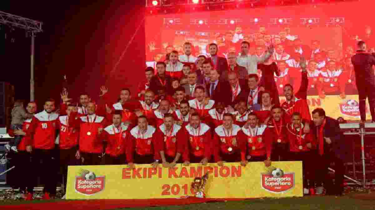УЄФА дискваліфікував чемпіона Албанії з Ліги чемпіонів за участь у договірних матчах