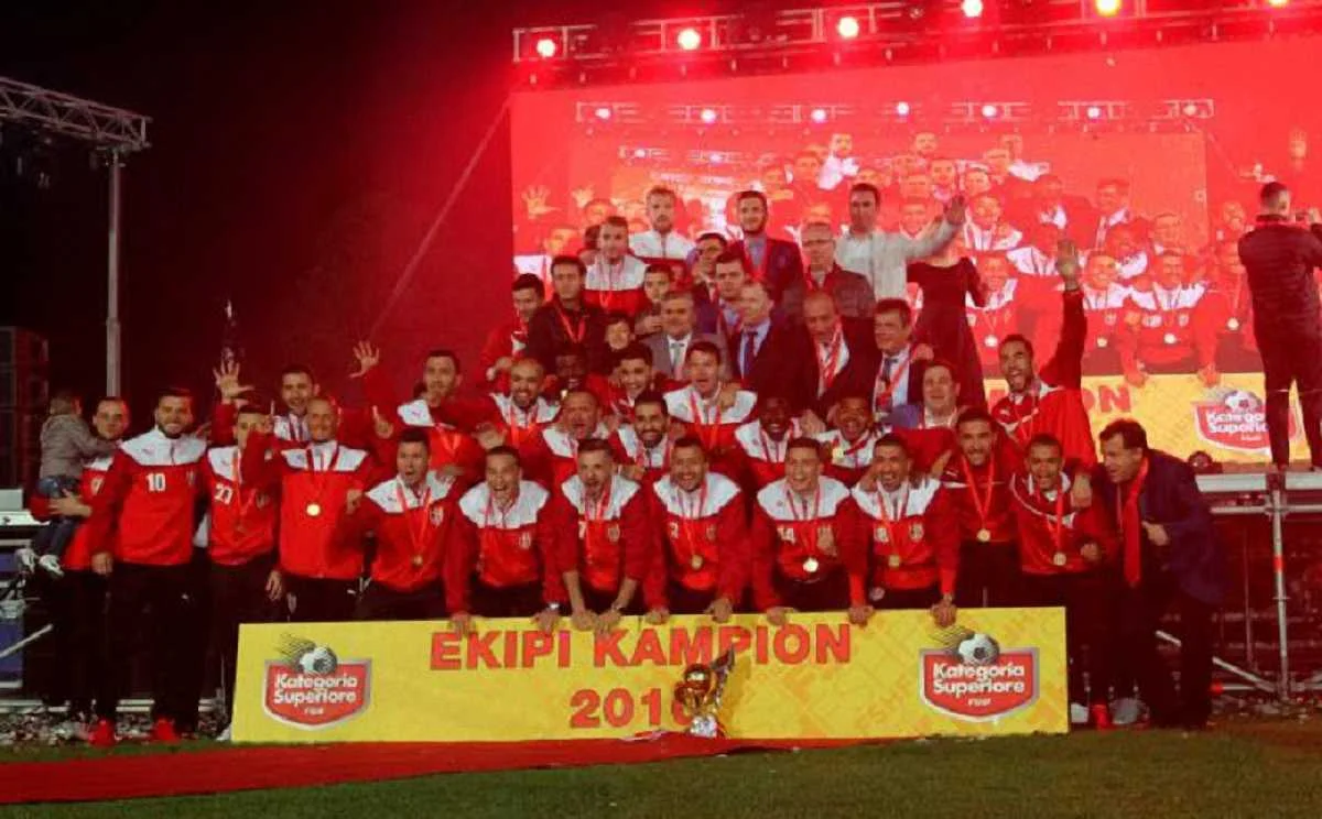 "Скендербеу" - чемпион Албании 2016 / Официальный сайт клуба