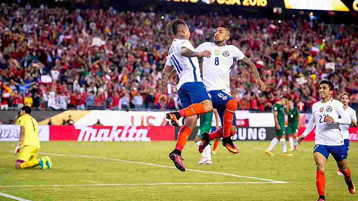 Збірна Чилі вирвала перемогу у Болівії на 100-й хвилині матчу