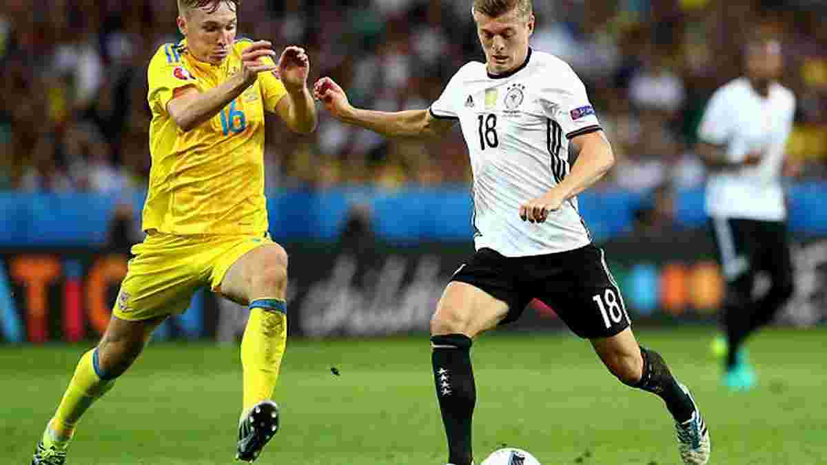 УЄФА визначив найкращого гравця матчу Німеччина - Україна