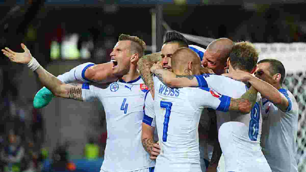 Россия проиграла Словакии во втором матче на Евро-2016