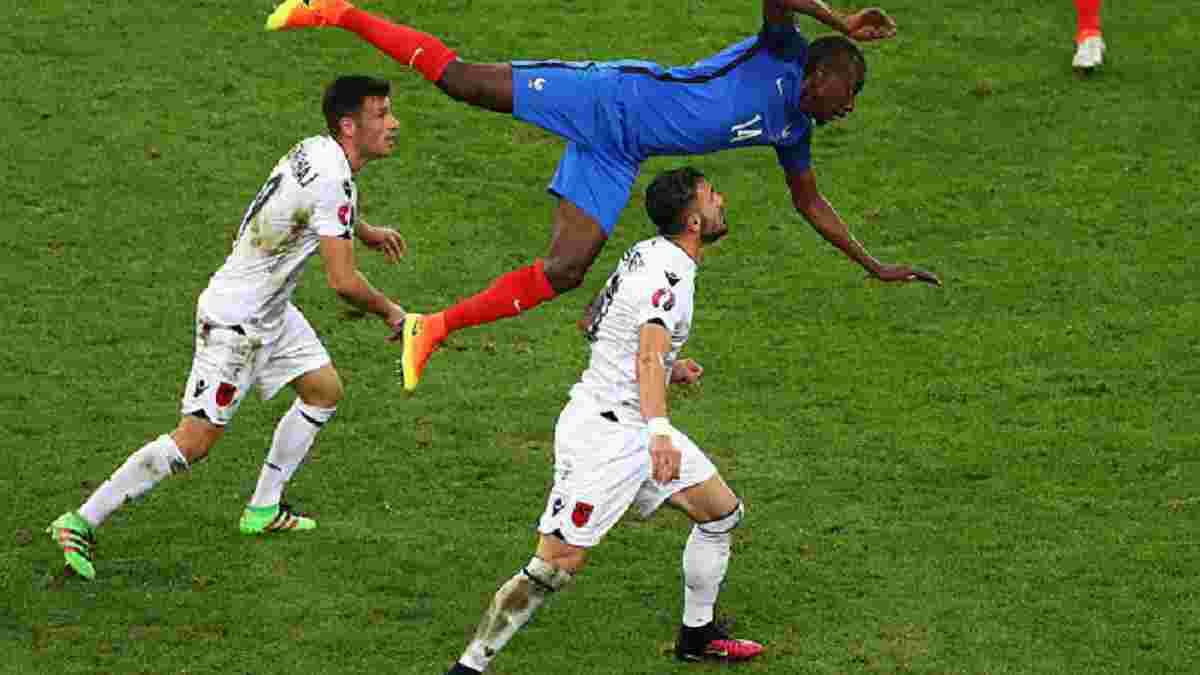 Франция выстрадала победу над скромной Албанией