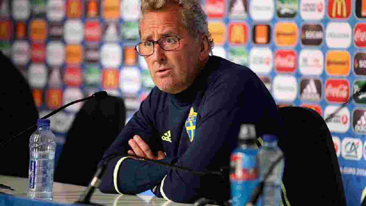 Главный тренер сборной Швеции разочарован результатом игры против Италии