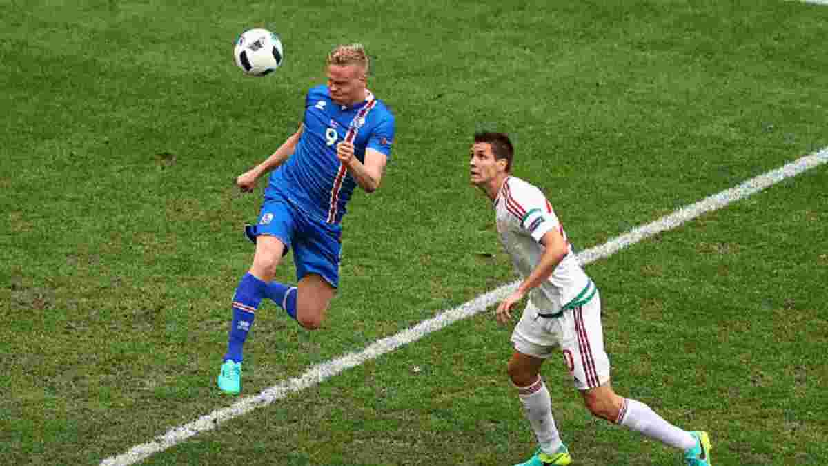 Колбейн Сігторссон — гравець матчу Ісландія - Угорщина за версією УЄФА