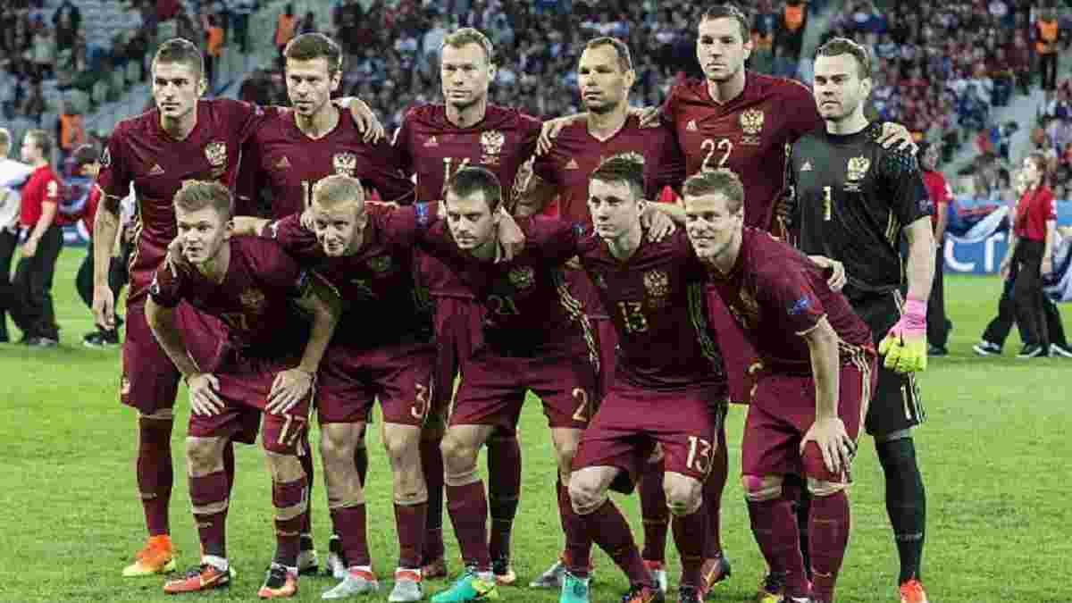 Росія вийде на матч проти Уельсу з траурними пов'язками