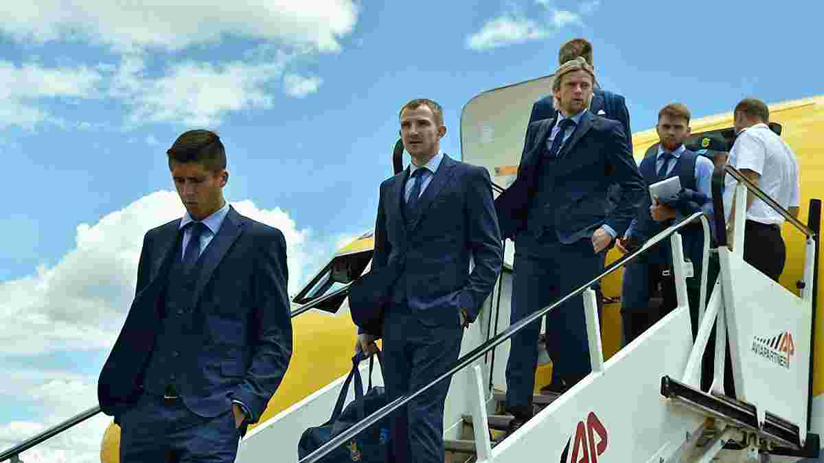 Сборная Украины вернется в Киев сразу после матча с Польшей