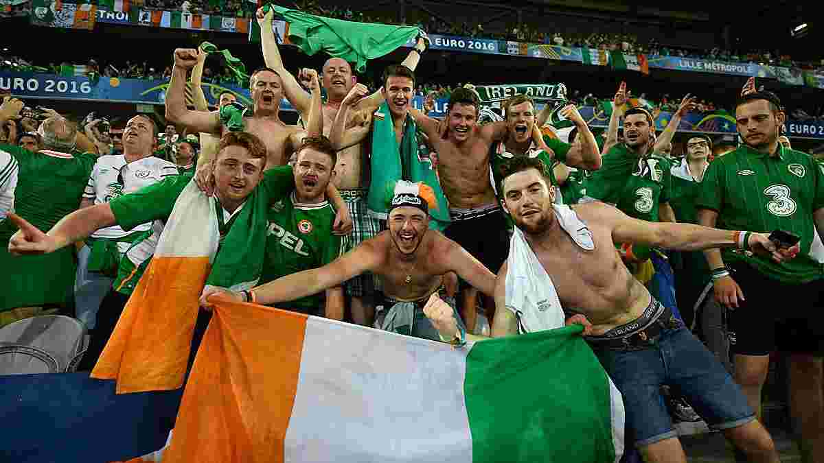 Как ирландские фанаты отремонтировали поврежденную крышу автомобиля