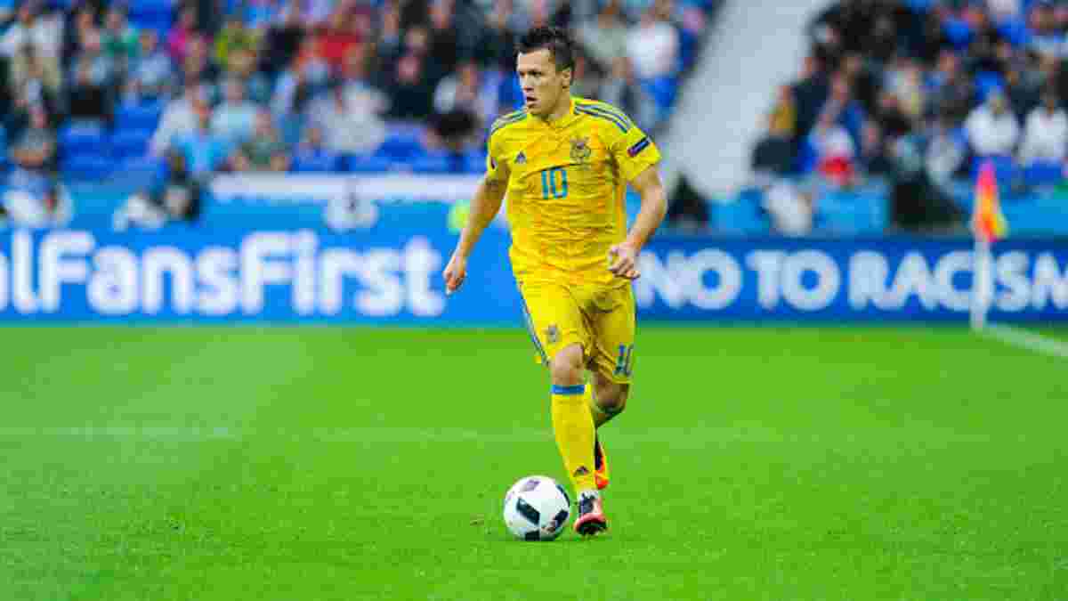 Коноплянка – лидер сборной Украины на Евро-2016 по атакующим показателям