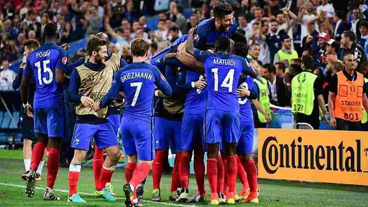 Франція – Ірландія: стартові склади на матч 1/8 Євро-2016