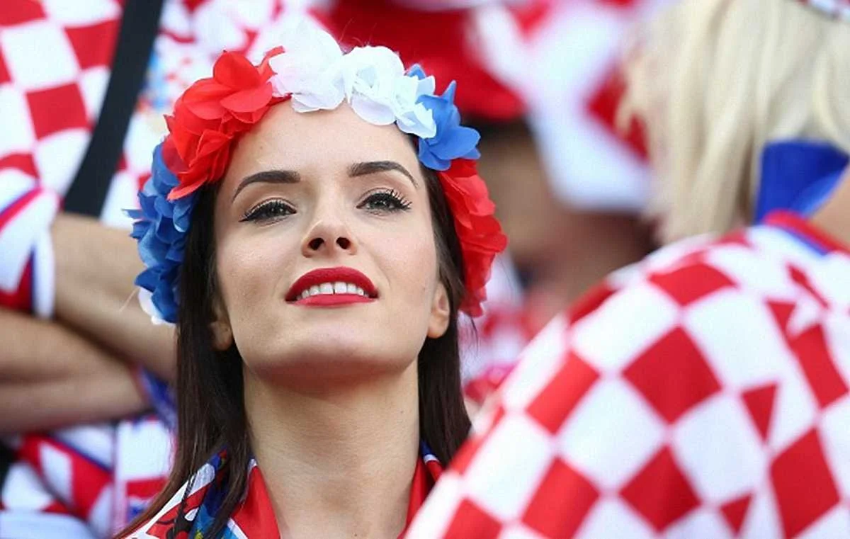 Фанатка сборной Хорватии / фото Getty Images