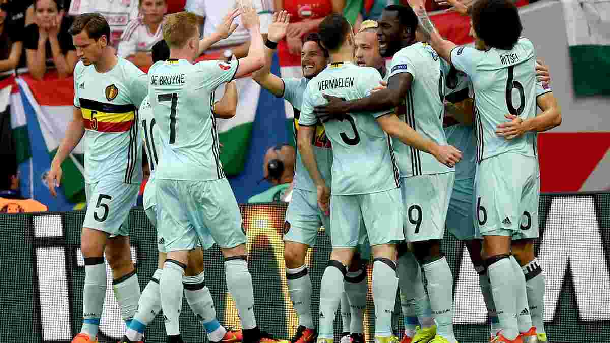 Бельгия разгромила Венгрию и вышла в 1/4 финала Евро-2016
